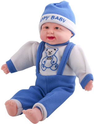 

Zest 4 Toyz 20 Inches Baby Musical and Laughing Boy Doll, Touch Sensors(Blue)