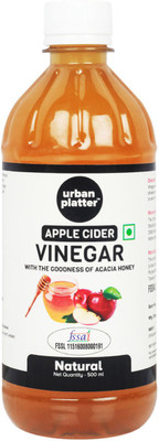 

Urban Platter All Natural and Unrefined & Honey Apple Cider Vinegar(Acacia Honey Flavored)