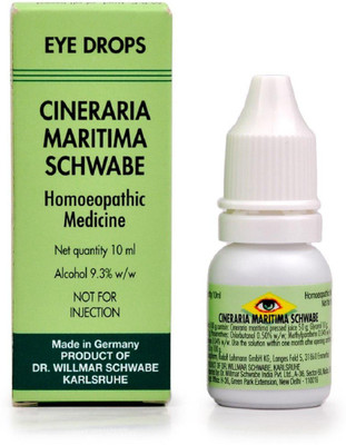 

Schwabe Willmar Schwabe Germany Cineraria Maritima Eye Drops (Alcohol) (10 ml, Pack of 2) Eye Drops(10 ml)