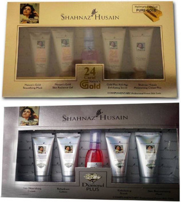 

Shahnaz Husain GOLD & DIAMOND FACIAL KIT 80 GM 80 g(Set of 2)