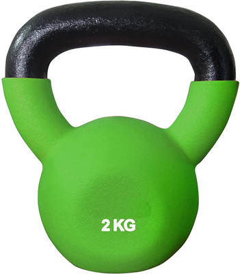 

L'AVENIR 2kg Premium Neoprene Coated (Made in INDIA) Multicolor Kettlebell(2 kg)