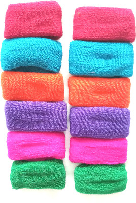 

Jsavaliya Rubber Band Hair Accessories For Women and Girls, 6 Color Of 12 Pieces . Hair Band(Multicolor)