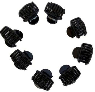 

Pooja Trendz Little Black Color Hair Clutcher-Hair Claw/Clip-8 Pcs. Hair Claw(Black)