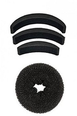 

AASA Combo Of Hair Accessories For Women And Girls (Hair Puff And Hair Donut) Hair Accessory Set(Black)