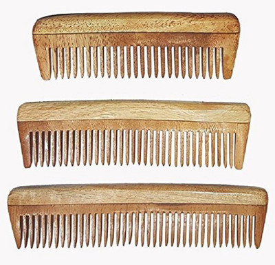 

RAAYA Wooden Styling Comb Pack Of 3 For Man