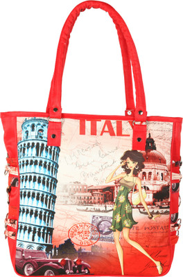 

Paras Fashions Hand-held Bag(Red, Multicolor), Multicolor;red