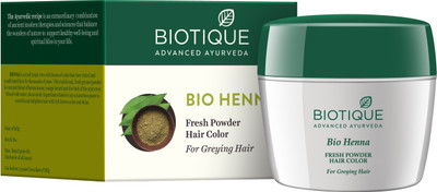 

Biotique Bio Henna Fresh powder hair color for Greying Hair(90 g)
