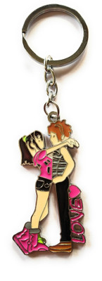 

Hats Off Couple Love Metal key chain | Lovers key ring girl and boy love gift Key Chain