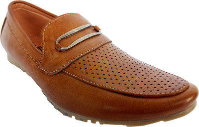 

Indcrown Boys Slip on Loafers(Brown, Tan