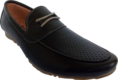 

Indcrown Boys Slip on Loafers(Black
