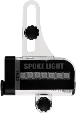 

FurMito Bicycle Motion Sensor Automatic Pattern Changing LED Wheel Reflectors(Black, White), Multi