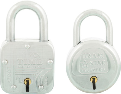 

STANDARD Choice Steel 6 Levers 60 mm Locks (Pack of 2) Padlock(Steel)