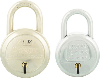 

STANDARD Choice Steel Double Locking Locks (Pack of 2) Padlock(Steel)
