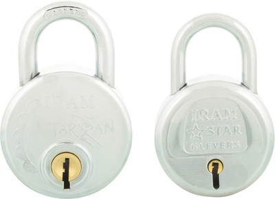 

STANDARD Choice Steel Double Locking and 6 Levers Locks (Pack of 2) Padlock(Steel)