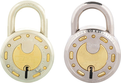 

STANDARD Choice Brass 8 Levers Locks (Pack of 2) Padlock(Steel)