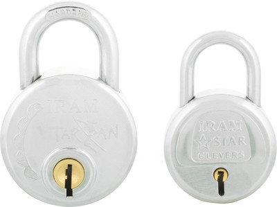 

STANDARD Choice Steel 6 Levers Locks (Pack of 2) Padlock(Steel)