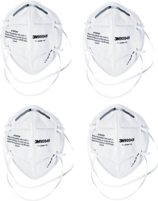 

3M Pack Of 4 9004ING Anti pollution White Mask and Respirator