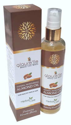 

glaure'lle NATURAL MOISTURISING ALMOND OIL FOR HEALTHY SKIN & HAIR(100 ml)