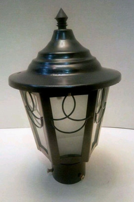 PR Prashant PR_120 Gate Light Outdoor Lamp(Black)