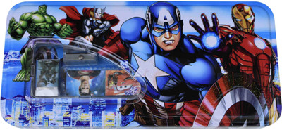 

13-HI-13 theme photo art Art Metal Pencil Box(Set of 1, Multicolor)