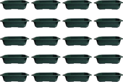 

SHOPTICO Nibbo 3136 Plant Container Set(Pack of 20, Plastic)