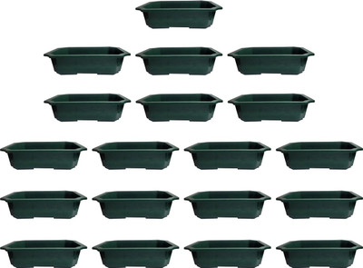 

SHOPTICO o 2136 Plant Container Set(Pack of 19, Plastic)