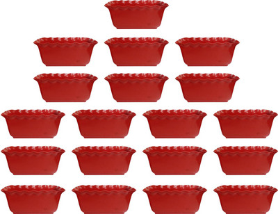 

SHOPTICO o 2135 Plant Container Set(Pack of 19, Plastic)