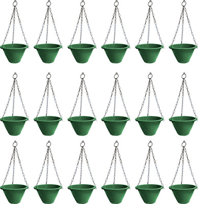 

SHOPTICO Nibbo 1428 Plant Container Set(Pack of 18, Plastic)