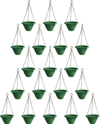 

SHOPTICO Nibbo 2128 Plant Container Set(Pack of 19, Plastic)