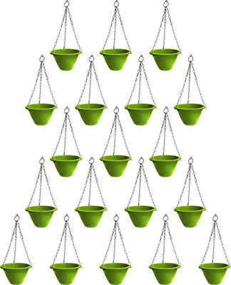 

SHOPTICO Nibbo 2130 Plant Container Set(Pack of 19, Plastic)