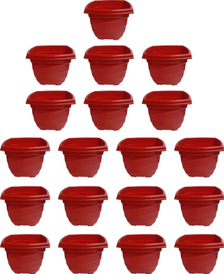 

SHOPTICO o 2138 Plant Container Set(Pack of 19, Plastic)