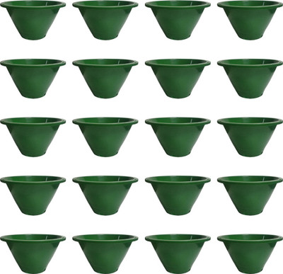 

SHOPTICO Nibbo 3124 Plant Container Set(Pack of 20, Plastic)