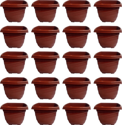 

NIBBO Nibbo 3122 Plant Container Set(Pack of 20, Plastic)