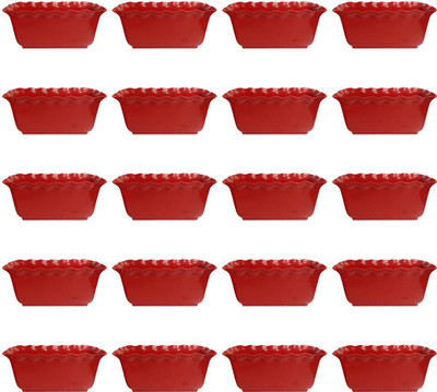 

NIBBO Nibbo 3135 Plant Container Set(Pack of 20, Plastic)