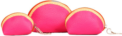 

Wildmount Multipurpose JEWELLERY CASE And Pouch(Pink)