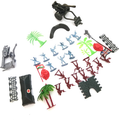 

Aparnas Action Figures plastic Army Men playset with 4cmSoldier Military Playset With Scaled Vehicles 33pcs) (Multicolor)