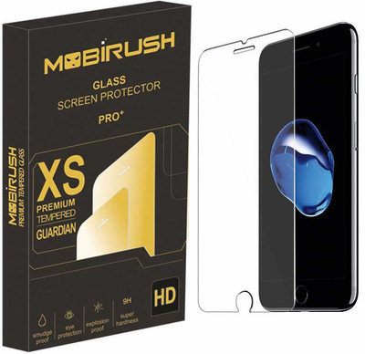 MOBIRUSH Tempered Glass Guard for Apple iPhone 8 Plus(Pack of 1)