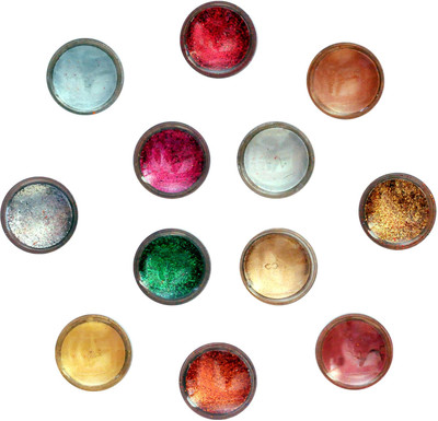 Vozwa Face and Eye Shimmer Powder and Glitter Powder (Pack of 12 Pcs)(Multi Color) available at flipkart for Rs.110