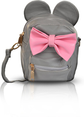 

violet Girls Grey PU Sling Bag