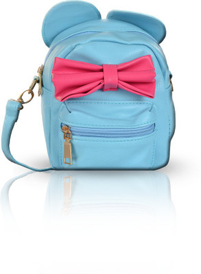 

violet Girls Blue PU Sling Bag