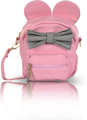 

violet Girls Pink PU Sling Bag