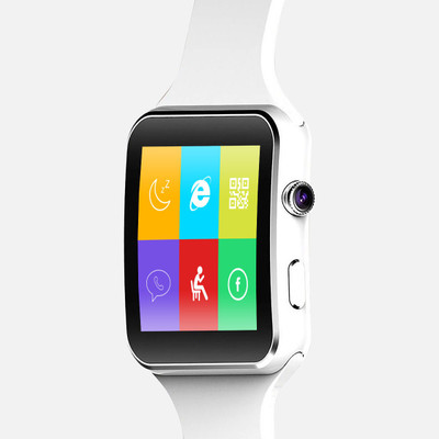 

CartBug Smartwatch Bluetooth X6 smart watch camera / sim / micro memory card / Call Function activity tracker fitness band feature sleep monitor pedometer Compatible Redmi Note 5 (White) White Smartwatch(White Strap Free Size)