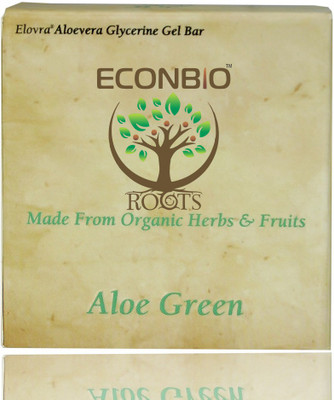 

Econbioroots Aloe Green Soap Made From Organic Herbs & Fruits(100 g)