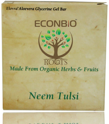 

Econbioroots Neem Tulsi Soap Made From Organic Herbs & Fruits(100 g)