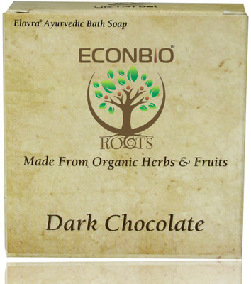Econbioroots Dark Chocolate Soap Made From Organic Herbs & Fruits(100 g)