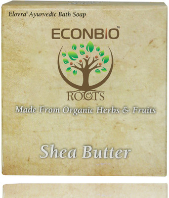 

Econbioroots Shea Butter Soap Made From Organic Herbs & Fruits(100 g)