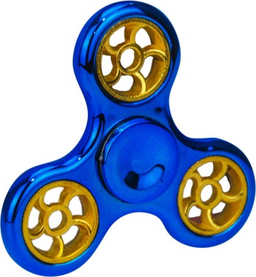 

AVMART Fidget Spinner, Blue Gold Wheel Design Metallic(Blue)