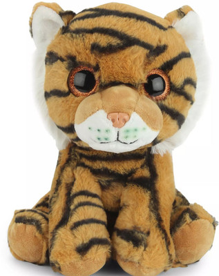 GRAPPLE DEALS Soft Plush Stuffed Cute Little Brown Tiger For Kids And Loved Ones.(9 Inch) - 23 cm(Beige)