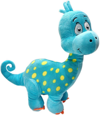 

GRAPPLE DEALS Soft Plush Stuffed Cute Little Blue Dinasour For Kids And Loved Ones.(11 Inch) - 28 cm(Blue)