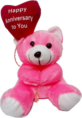 

ME&YOU Romantic Teddy Anniversary Gift for Husband Wife Girlfriend Boyfriend, Gift for Father Mother Brother Sister IZ18THAN-001 - 10 inch(Pink)